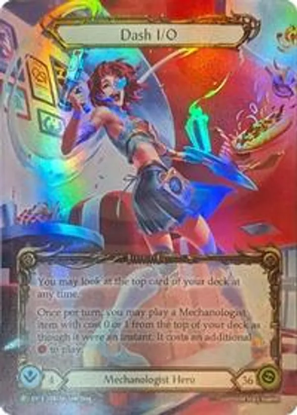 Dash I/O - HER156 Flesh and Blood: Promo Cards (PR) #HER0156 Dash I/O - HER156 Flesh and Blood: Promo Cards (PR) #HER0156